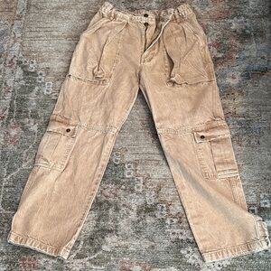 We The Free Light Brown Cargo Pants